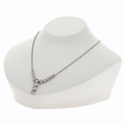 2ct Diamond Necklace Platinum PT900 PT850 13.84g　Ladies