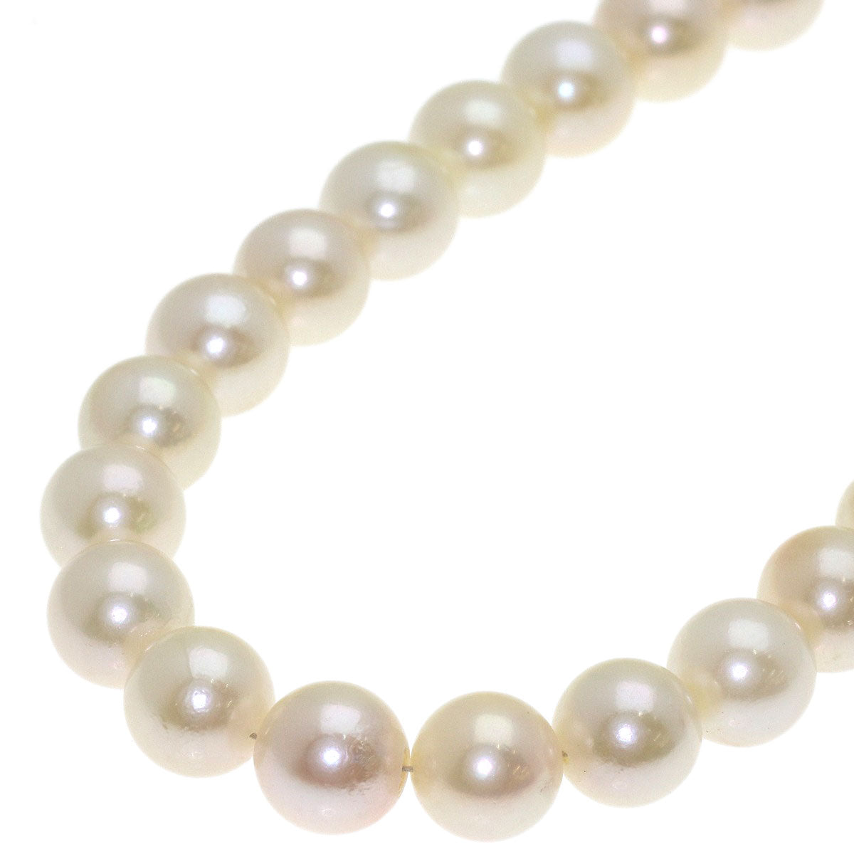 Akoya pearl Pearl Necklace Silver 47.8g　Ladies