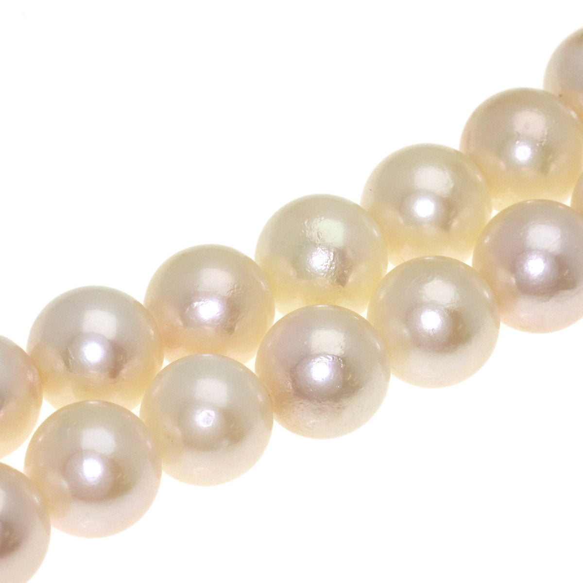 Akoya pearl Pearl Necklace Silver 47.8g　Ladies