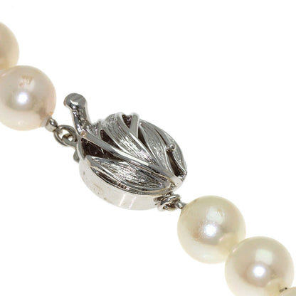 Akoya pearl Pearl Necklace Silver 47.8g　Ladies