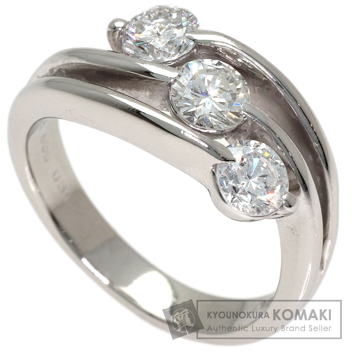 0.35ct Diamond Ring Platinum PT900 8.3g　Ladies