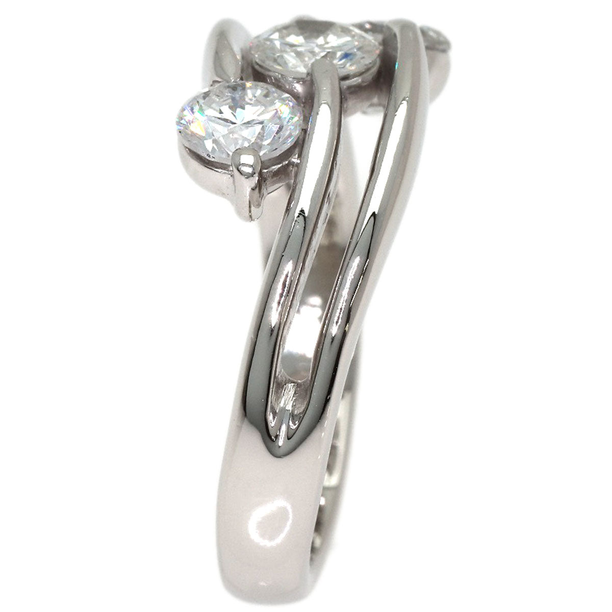 0.35ct Diamond Ring Platinum PT900 8.3g　Ladies
