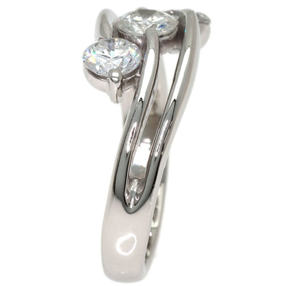 0.35ct Diamond Ring Platinum PT900 8.3g　Ladies