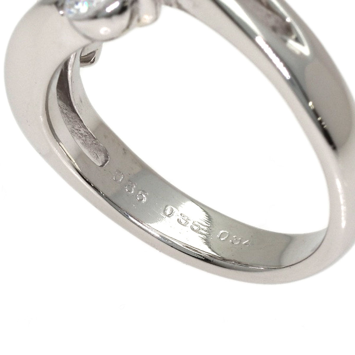 0.35ct Diamond Ring Platinum PT900 8.3g　Ladies