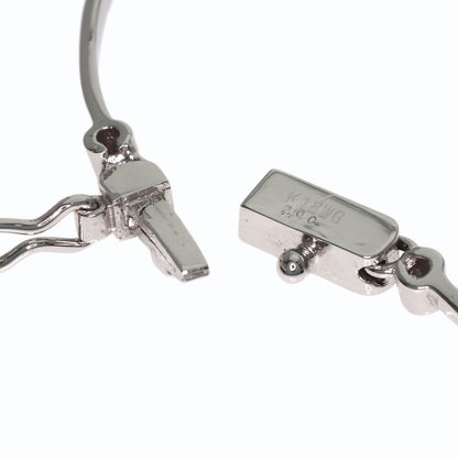 2ct Diamond Necklace K18 White Gold 15g　Ladies
