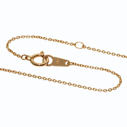 0.45ct sapphire Necklace K18 Pink Gold 2.7g　Ladies