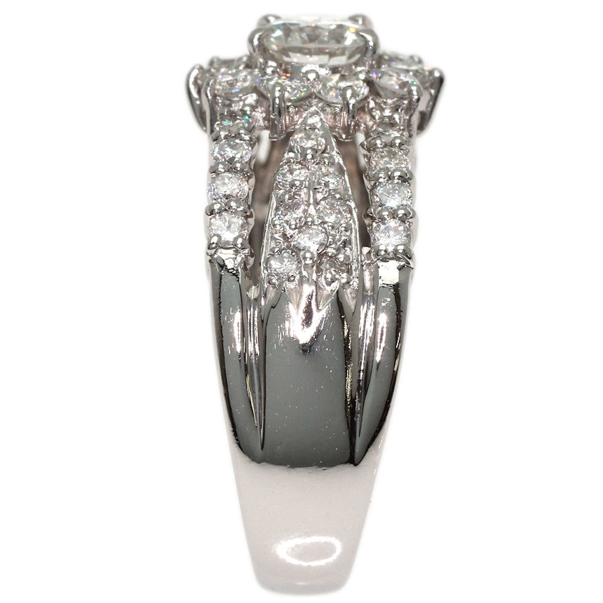 0.63ct Diamond Ring Platinum PT900 6.3g　Ladies