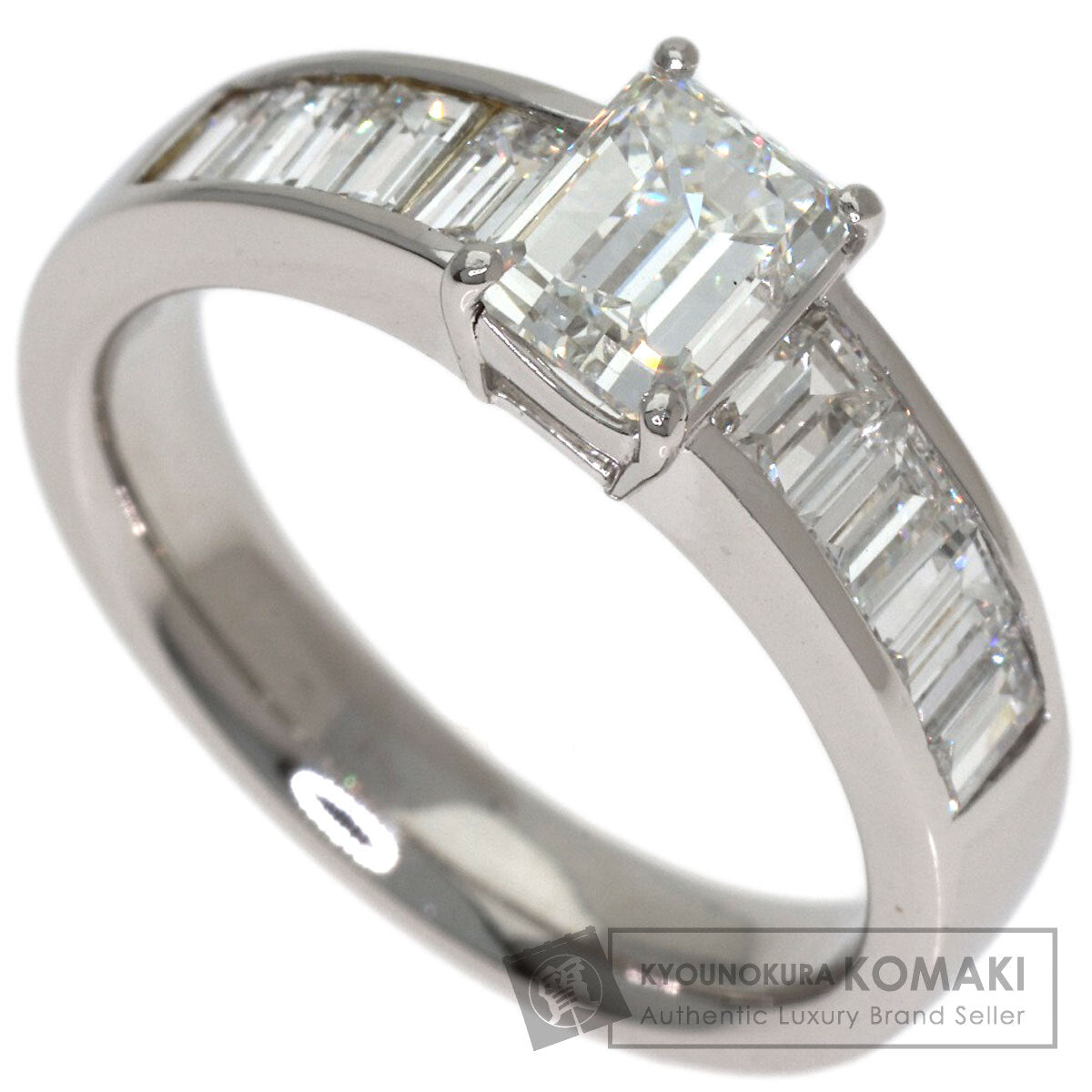 1.005ct Diamond Ring Platinum PT900 7.2g　Ladies