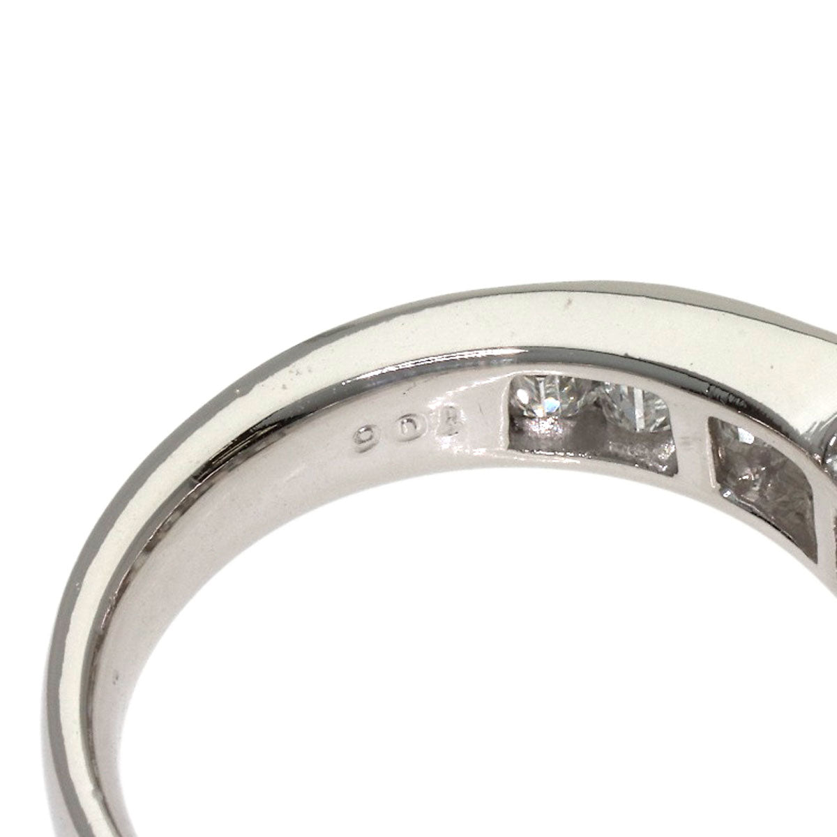 1.005ct Diamond Ring Platinum PT900 7.2g　Ladies