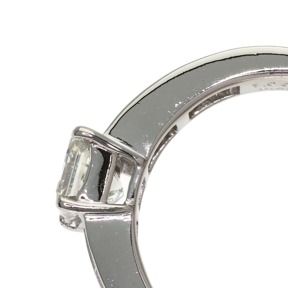 1.005ct Diamond Ring Platinum PT900 7.2g　Ladies