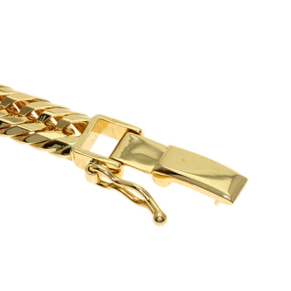 Curb Chain Kihei 12-sided Triple Necklace K18 Yellow Gold 50.4g　mens