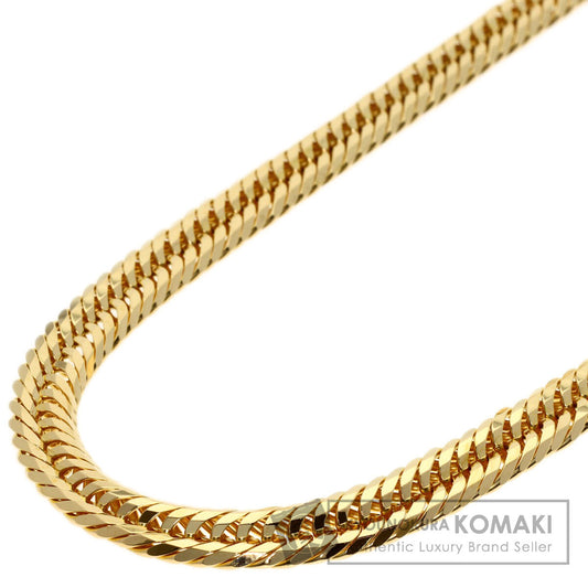 Curb Chain Kihei 12-sided Triple Necklace K18 Yellow Gold 50.6g　mens