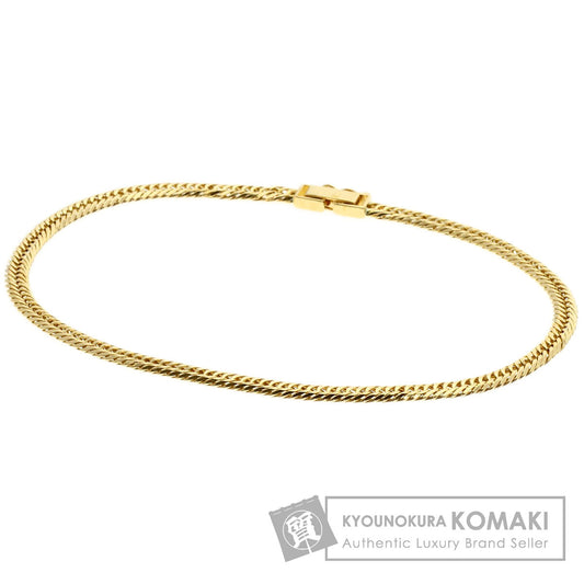 Curb Chain Kihei 12-sided Triple Bracelet K18 Yellow Gold 13g　mens
