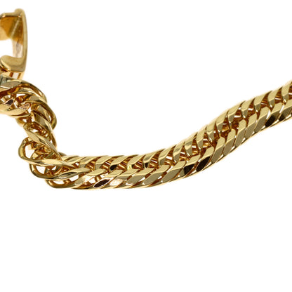 Curb Chain Kihei 12-sided Triple Bracelet K18 Yellow Gold 13g　mens