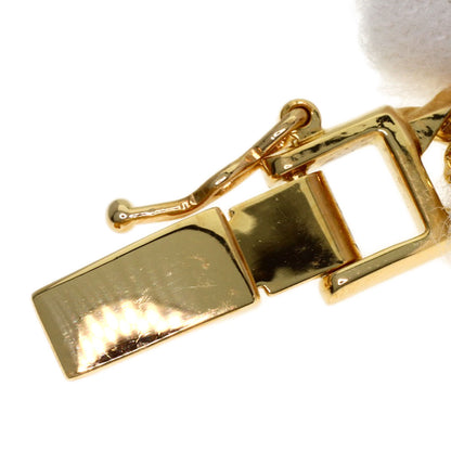 Curb chain Kihei W6 side Bracelet K18 Yellow Gold 20.2g　Ladies