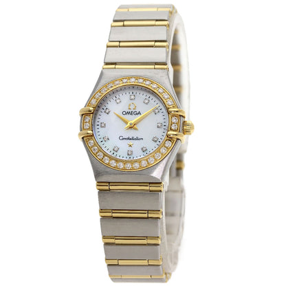 OMEGA Constellation Mini 12P Diamond Watches 1267.75.00 Stainless Steel/SSxK18YG Ladies