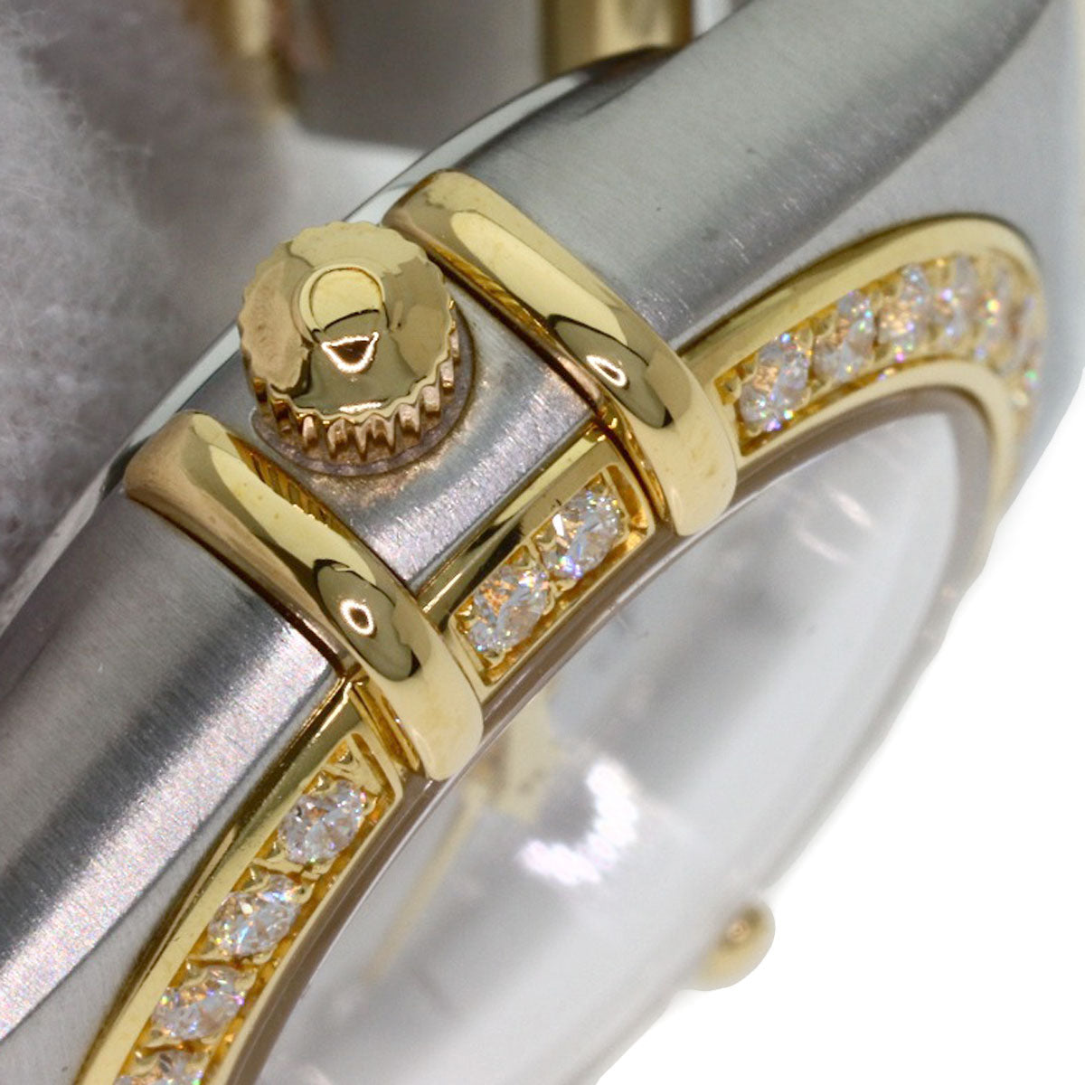 OMEGA Constellation Mini 12P Diamond Watches 1267.75.00 Stainless Steel/SSxK18YG Ladies