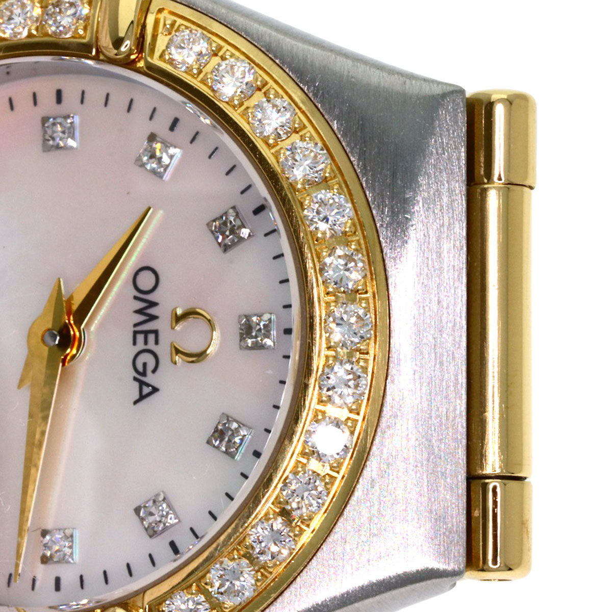 OMEGA Constellation Mini 12P Diamond Watches 1267.75.00 Stainless Steel/SSxK18YG Ladies