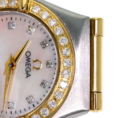 OMEGA Constellation Mini 12P Diamond Watches 1267.75.00 Stainless Steel/SSxK18YG Ladies