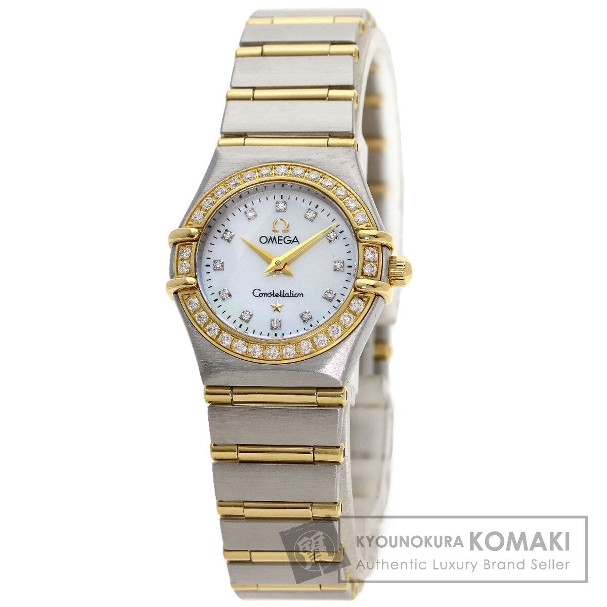 OMEGA Constellation Mini 12P Diamond Watches 1267.75.00 Stainless Steel/SSxK18YG Ladies