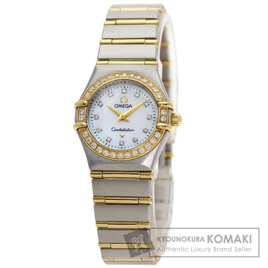 OMEGA Constellation Mini 12P Diamond Watches 1267.75.00 Stainless Steel/SSxK18YG Ladies