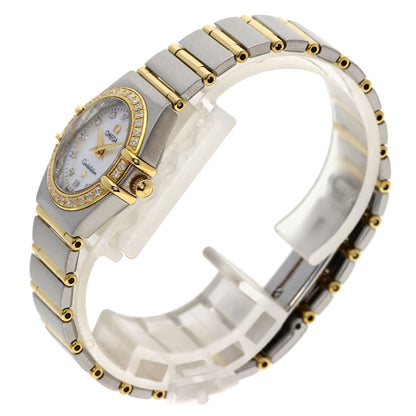 OMEGA Constellation Mini 12P Diamond Watches 1267.75.00 Stainless Steel/SSxK18YG Ladies