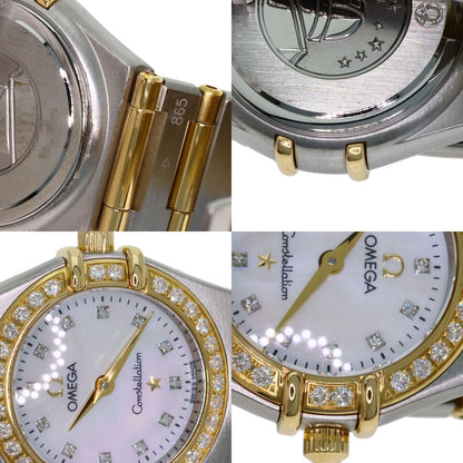 OMEGA Constellation Mini 12P Diamond Watches 1267.75.00 Stainless Steel/SSxK18YG Ladies
