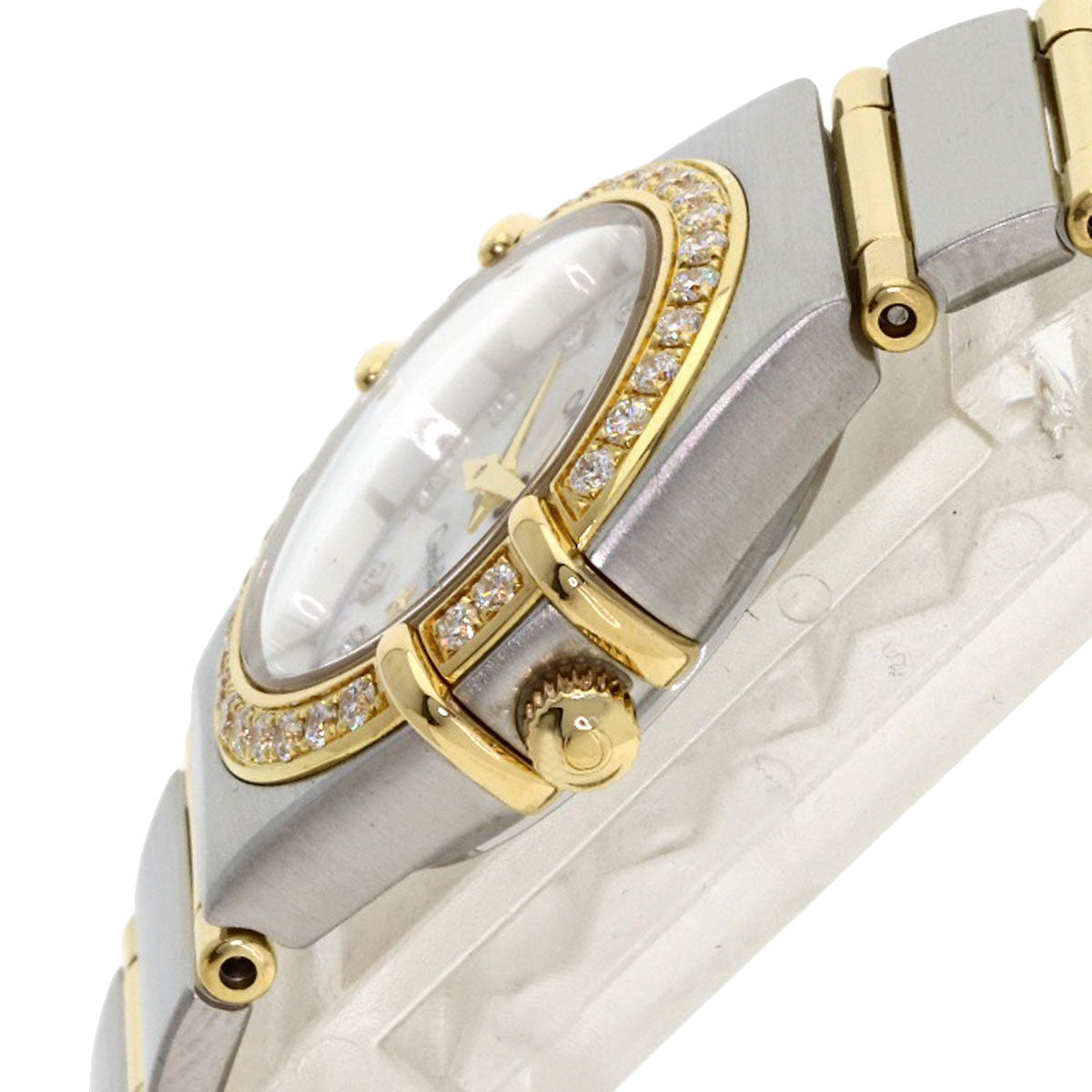 OMEGA Constellation Mini 12P Diamond Watches 1267.75.00 Stainless Steel/SSxK18YG Ladies