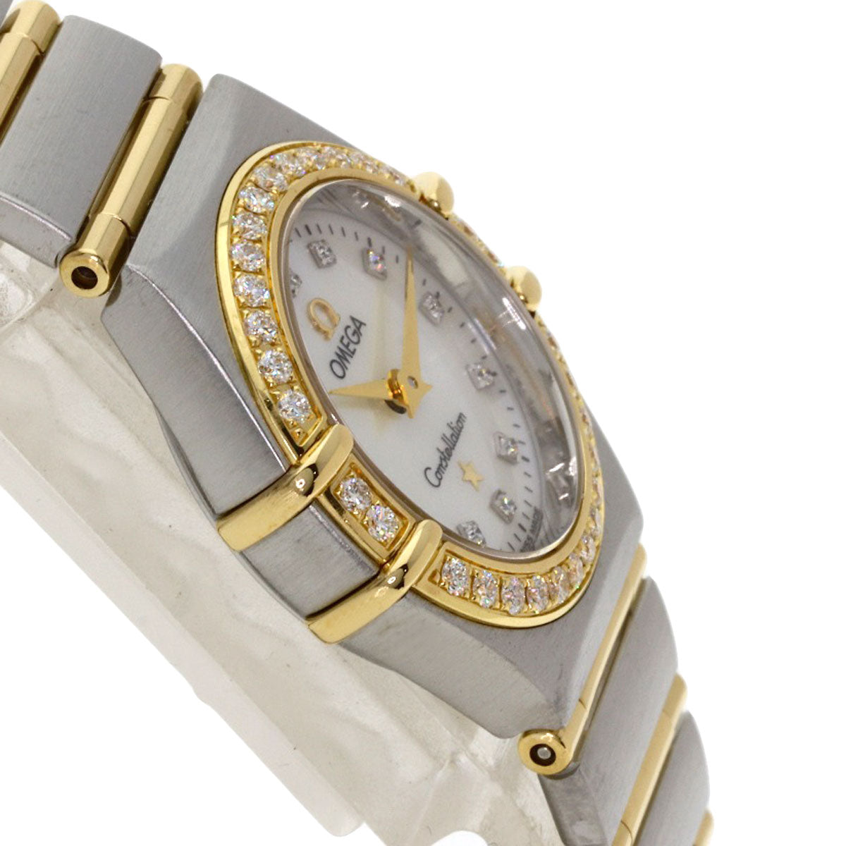 OMEGA Constellation Mini 12P Diamond Watches 1267.75.00 Stainless Steel/SSxK18YG Ladies