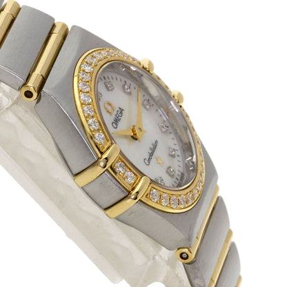 OMEGA Constellation Mini 12P Diamond Watches 1267.75.00 Stainless Steel/SSxK18YG Ladies