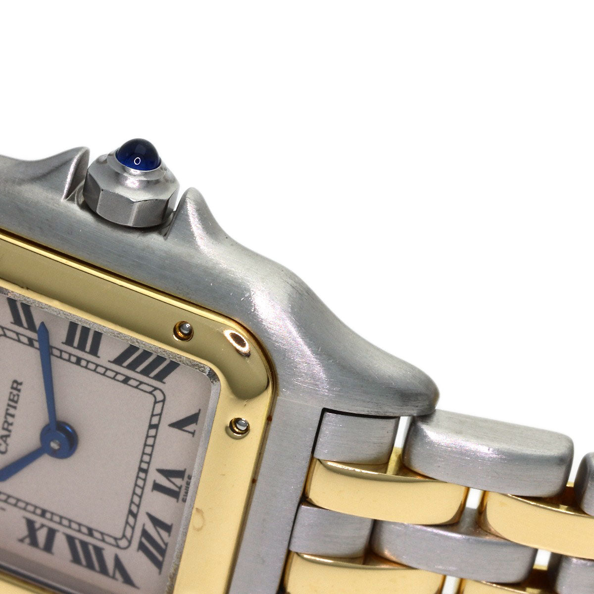 CARTIER PANTHERESM 2 Row Watches W25029B6 Stainless Steel/SSxK18YG Ladies