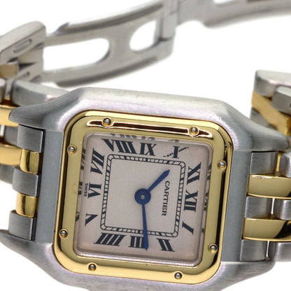 CARTIER PANTHERESM 2 Row Watches W25029B6 Stainless Steel/SSxK18YG Ladies