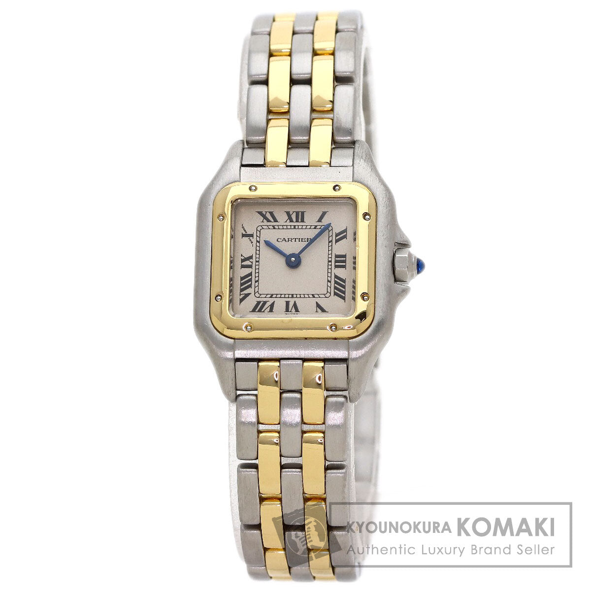 CARTIER PANTHERESM 2 Row Watches W25029B6 Stainless Steel/SSxK18YG Ladies