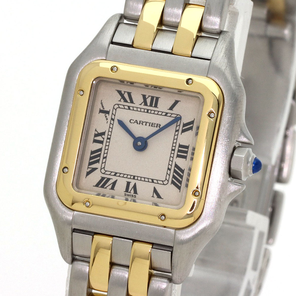 CARTIER PANTHERESM 2 Row Watches W25029B6 Stainless Steel/SSxK18YG Ladies