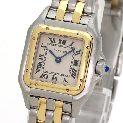 CARTIER PANTHERESM 2 Row Watches W25029B6 Stainless Steel/SSxK18YG Ladies