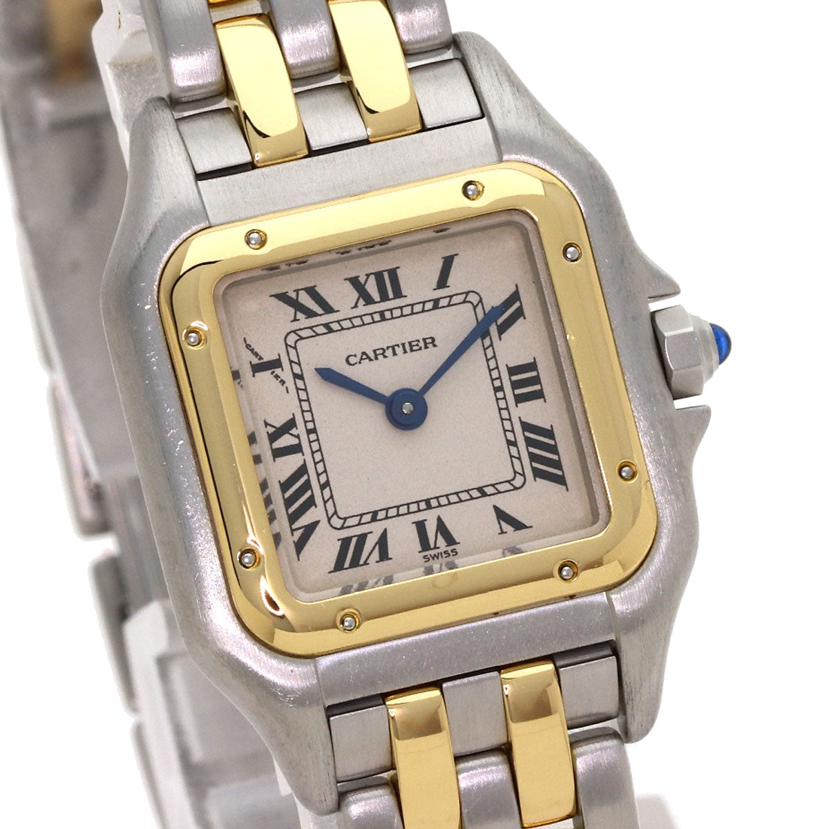 CARTIER PANTHERESM 2 Row Watches W25029B6 Stainless Steel/SSxK18YG Ladies