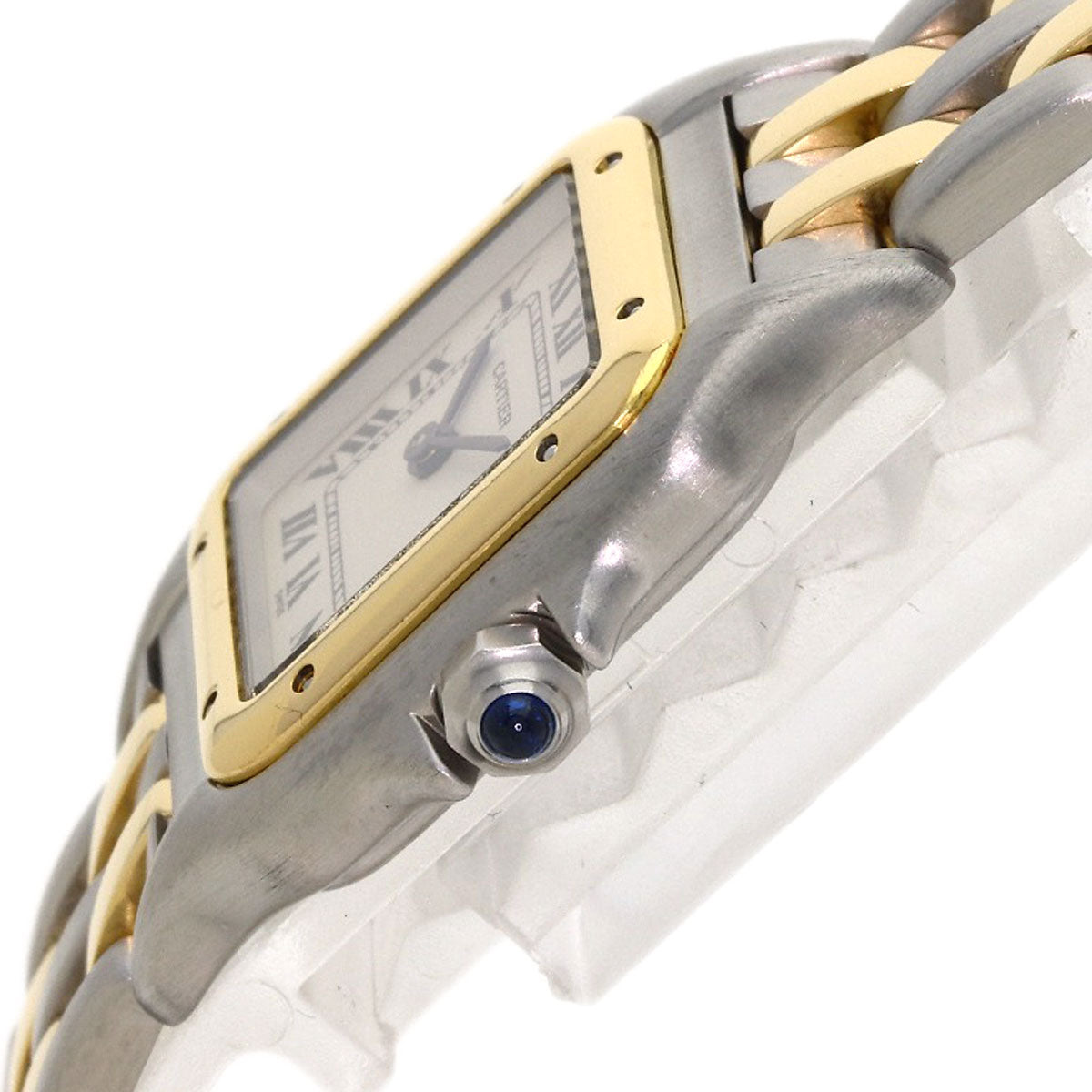CARTIER PANTHERESM 2 Row Watches W25029B6 Stainless Steel/SSxK18YG Ladies