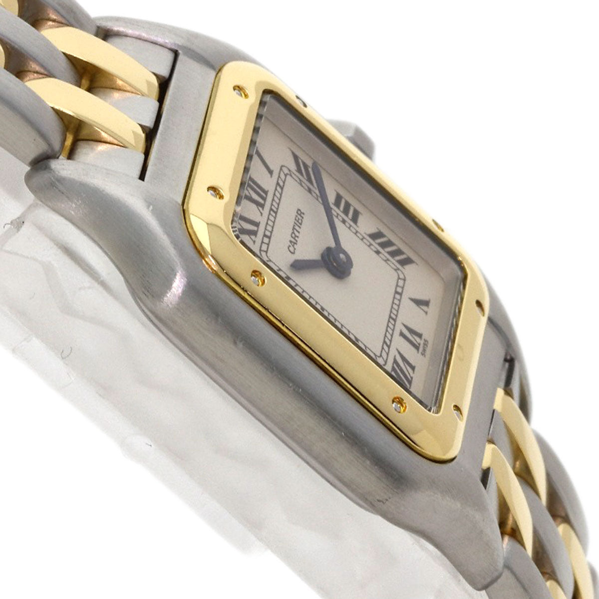 CARTIER PANTHERESM 2 Row Watches W25029B6 Stainless Steel/SSxK18YG Ladies