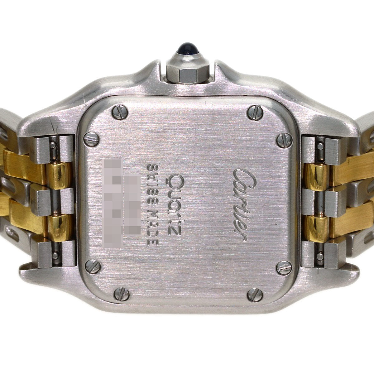 CARTIER PANTHERESM 2 Row Watches W25029B6 Stainless Steel/SSxK18YG Ladies