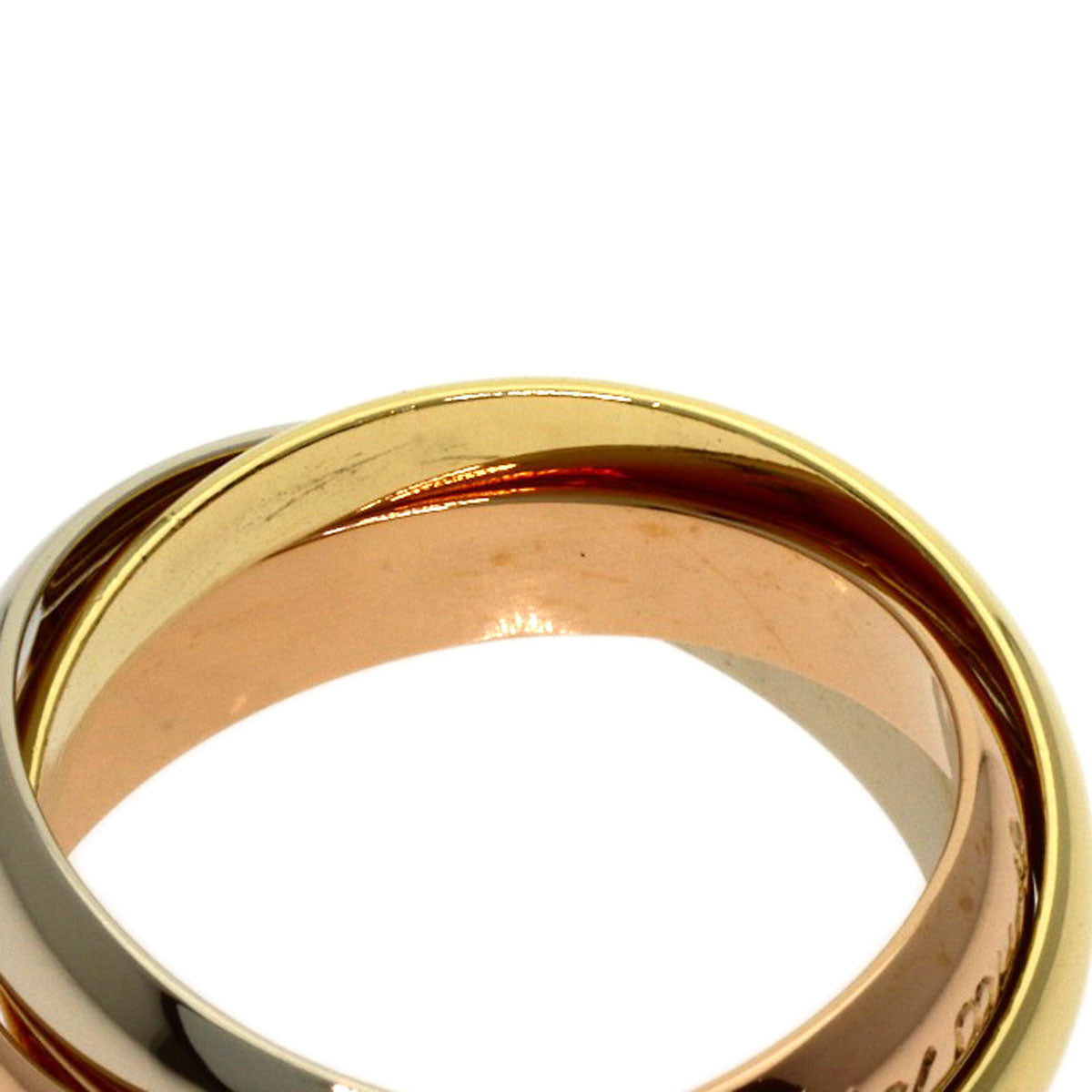 CARTIER Trinity #51 Ring K18 Yellow Gold K18 White GoldLadies [Used]