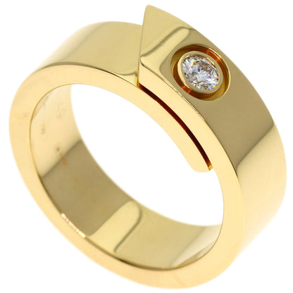 CARTIER Anniversary Diamond #49 Ring K18 Yellow Gold Ladies [Used]