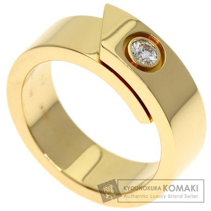 CARTIER Anniversary Diamond #49 Ring K18 Yellow Gold Ladies [Used]