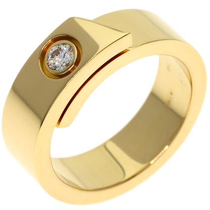 CARTIER Anniversary Diamond #49 Ring K18 Yellow Gold Ladies [Used]