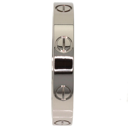 CARTIER Mini Love Ring #61 Ring K18 White Gold Ladies [Used]