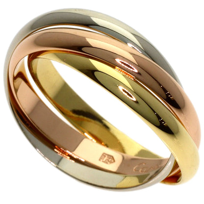 CARTIER Trinity SM #50 Ring K18 Yellow Gold K18 White GoldLadies [Used]