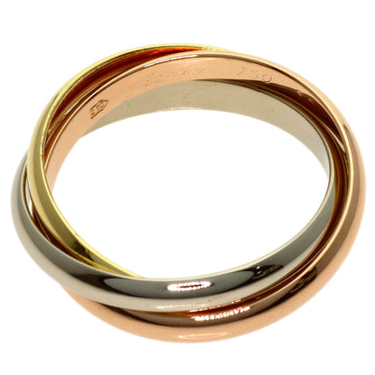 CARTIER Trinity SM #50 Ring K18 Yellow Gold K18 White GoldLadies [Used]