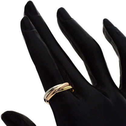CARTIER Trinity SM #50 Ring K18 Yellow Gold K18 White GoldLadies [Used]