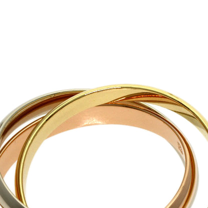 CARTIER Trinity SM #50 Ring K18 Yellow Gold K18 White GoldLadies [Used]