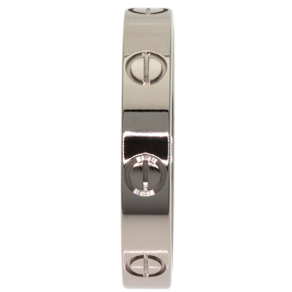 CARTIER Mini love ring #56 Ring K18 White Gold Ladies [Used]