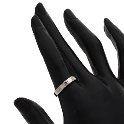 CARTIER Mini love ring #55 Ring K18 White Gold Ladies [Used]